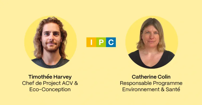 IPC Interview graphic with Timothée Harvey and Catherine Colin