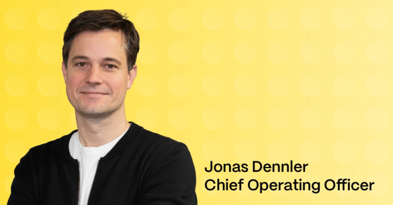 Jonas Dennler Chief Operating Officer Promotion Blog Leadership Update Graphic