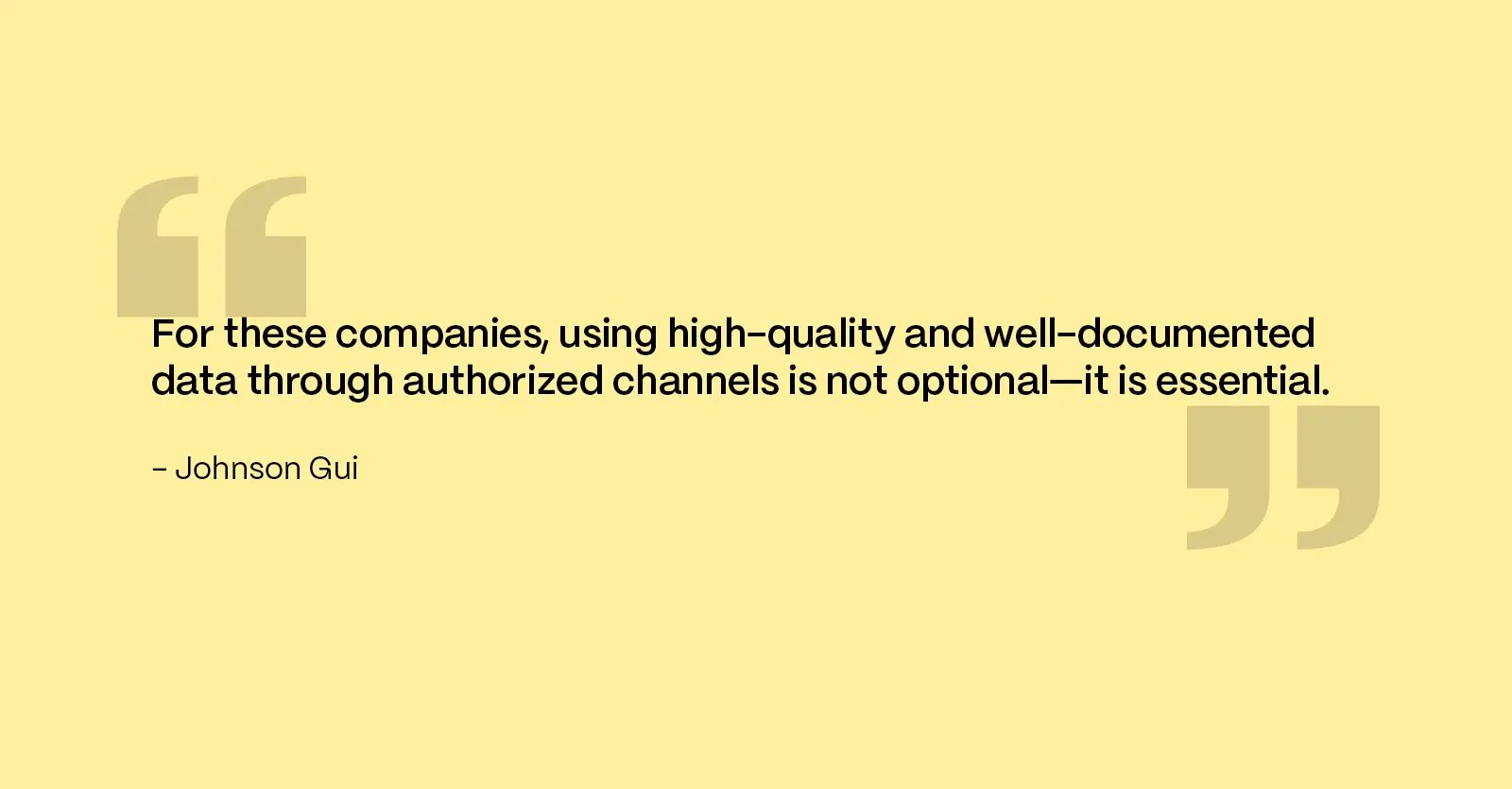 Johnson Gui LCA Interview quote