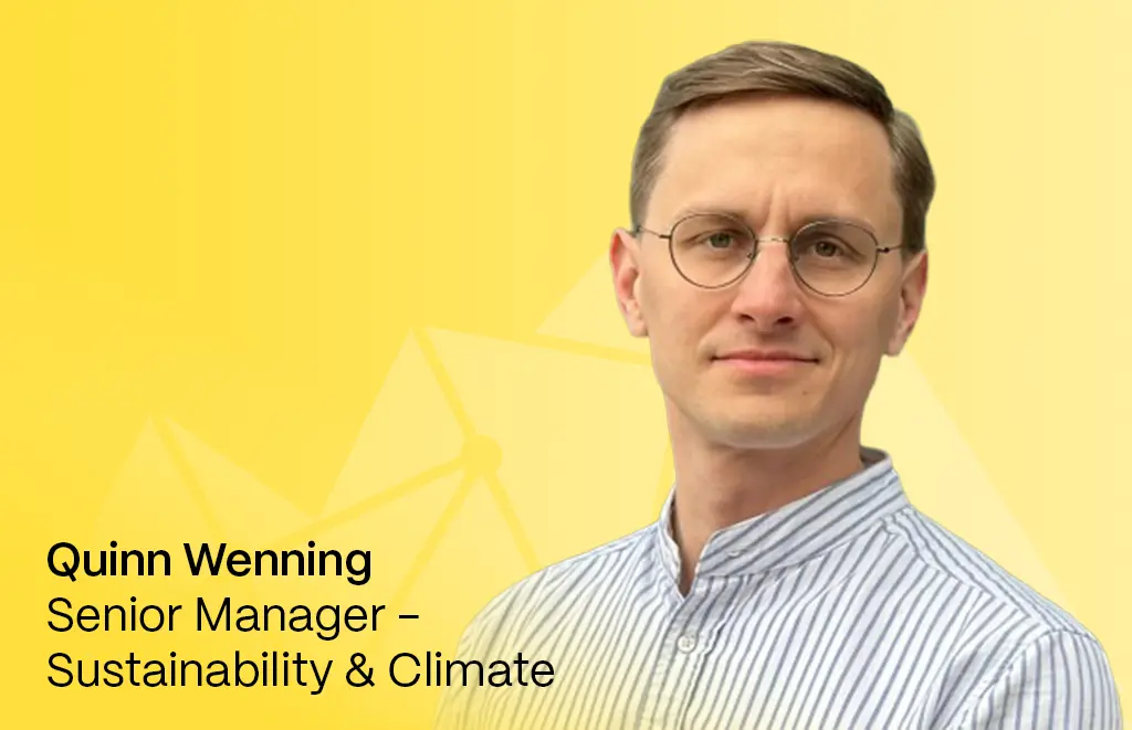 header graphic featuring Quinn Wenning portrait from Deloitte